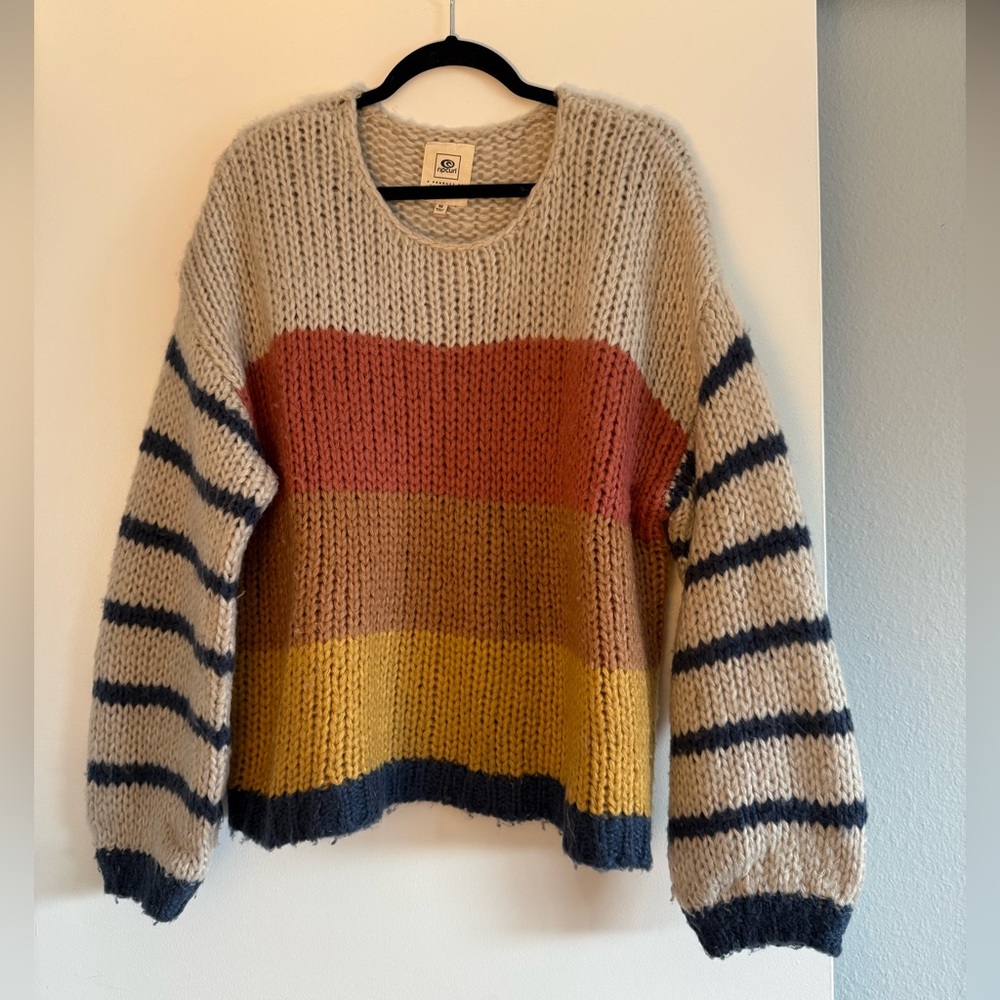 Rip Curl Striped Multicolor Sweater